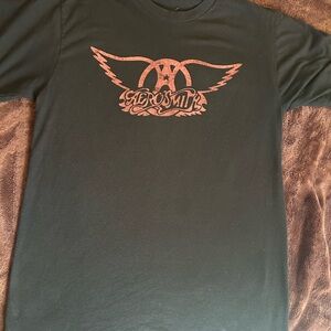 Black Aerosmith Graphic Tee